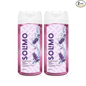 Solimo Shower Gel, Fresh Lavender – 250 ml (Pack of 2)