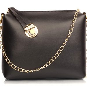 Mammon Women’s Sling Bag (slg-C-lock-blk_Black)