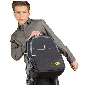 Camison School Bag | Casual Backpack for Boys & Girls, Kid’s Backpack (Black Arrow)