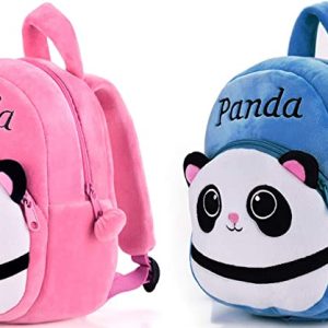 DZert Kids School Bag Soft Plush Backpacks Cartoon Boys Girls Baby (2-5 Years)