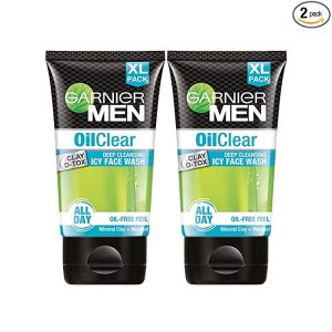 Garnier Oil Clear Facewash – Oil Control Deep Cleansing Facewash For Men, 150gm (Pack of 2)