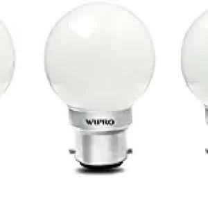 wipro Safelite B22 0.5-Watt LED Night Bulb ( White , N10001, Pack of 3)