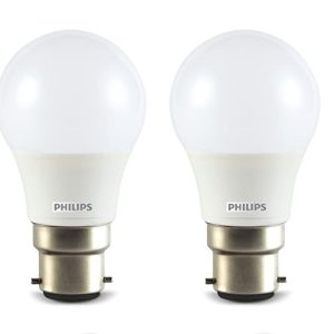 PHILIPS 2.7 Watts b22d LED Golden Yellow Bulb (Ace Saver) – Pack of 2