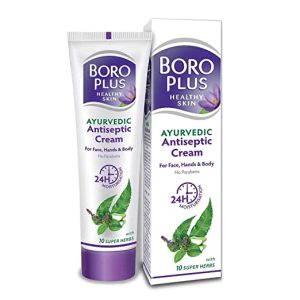 BoroPlus Antiseptic Cream | Provides 24 hour moisturisation| Ayurvedic Cream for all seasons |Hand Cream, Body Cream & Face Cream |No Paraben & Silicons | Moisturises Dry Skin|Nigh Cream| With Goodness of Neem, Tulsi and Aloe Vera – 120 ml