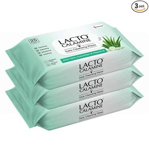Lacto Calamine Wipe Pack of 3, 75 Count