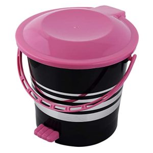 2 Pieces Plastic Dustbin Garbage