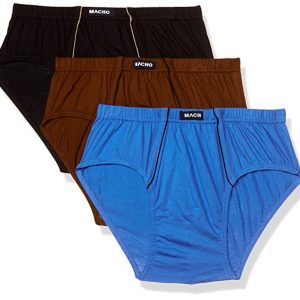 Macho Men’s Plain Brief (Pack of 10) XS