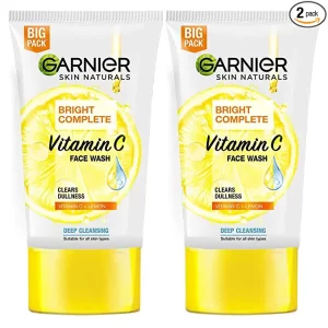 Garnier Vitamin C Facewash, 150 g, Pack of 2