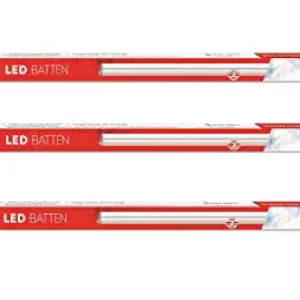 Eveready 20-Watt LED Batten (Pack of 3, White)