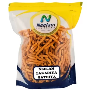 Neelam Foodland LAKADIYA GATHIYA  500g