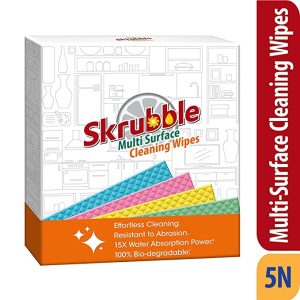 Skrubble Multi Surface Cleaning Wipes (Pack of 5)