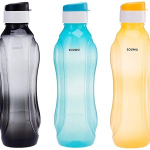 Solimo Water Bottle (1 Ltr x 3)