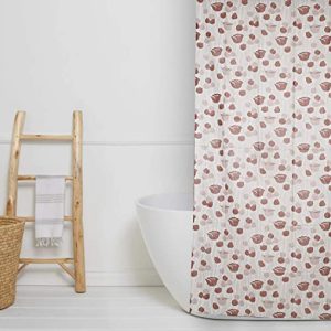 Leaf Design Shower Curtain