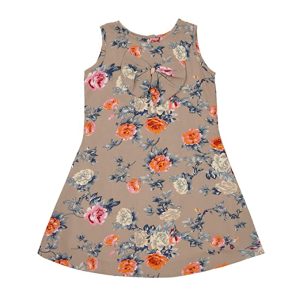 Girl’s Crepe Knee-Length Dress