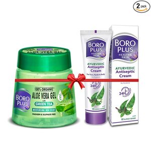 BoroPlus Aloe Vera Gel, 200 ml + Antiseptic Cream, 120 ml