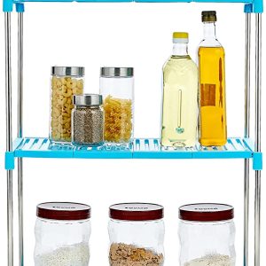 Steel Kitchen Organiser Rack with 3 Shelves