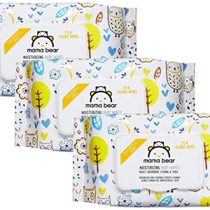 Mama Bear Wet Wipes (Pack of 3, 72 Sheets per Pack)