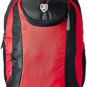 Zwart 25 Ltrs Red School Backpack