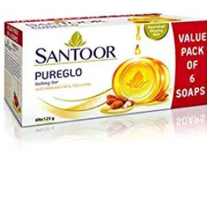 Santoor Bath Soap (125g × 6)