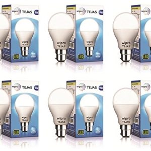 Wipro 9W Led Bulb, Pack Of 6