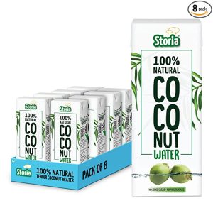 Natural Tender Coconut Water Pack of (8 X 200 ml)