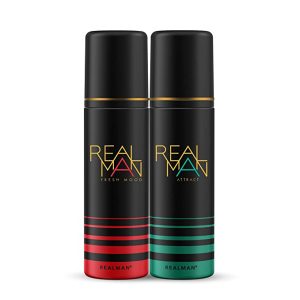 REALMAN Fresh Mood & Attract Deodorant Pack of 2