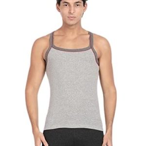 Pepe Mens Square Neck Solid Vest