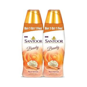 Santoor Perfumed Talc (150g× 2)