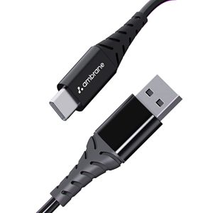 Ambrane 60W / 3A Fast Charging Type C Cable