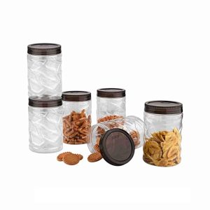 6 Pcs Storage Container Set for Kitchen (1400 ml x 6 Pcs)