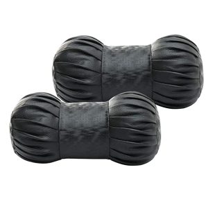 Dumbbell Shape Neck Rest Car Cushion (Set Of 2)