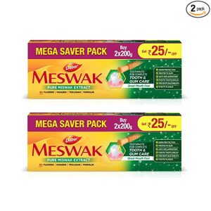 Dabur Meswak Complete Oral Care Toothpaste (400g × 2)