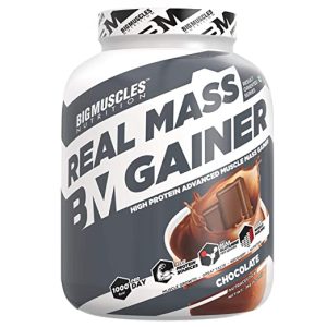 Bigmuscles Mass Gainer Powder (3Kg, Chocolate)