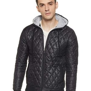 Campus Sutra Men’s Vegan Leather Regular Fit Cotton Jacket