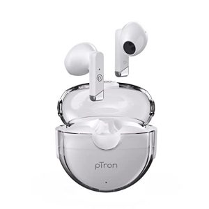 pTron Bassbuds Fute Wireless Bluetooth 5.1 Headphone