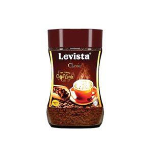 Levista Classic Pure Instant Ground Coffee (50Gm Jar)