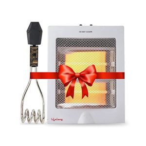 Lifelong 800W Room Heater + 1000W Immersion Rod