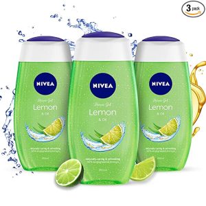 Nivea Lemon and Oil Shower Gel, 250ml (Pack of 3)