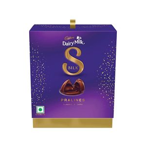 Cadbury Dairy Milk Silk Pralines Chocolate Gift Box, 176 g