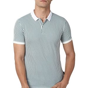 V Dot Men’s Slim Fit Polo Shirt (S)