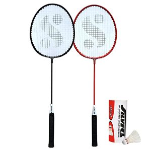 Badminton Racquets and Shuttlecocks Set