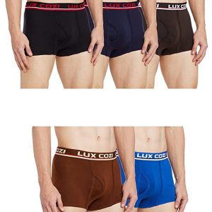 Lux Cozi Men’s Cotton Boxers (Pack of 5)