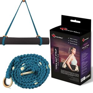PowerMax Fitness Yoga Mat + Multi-Purpose Strap