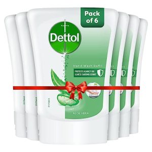 Dettol No Touch Aloe Vera Handwash Refill 250ml × 6