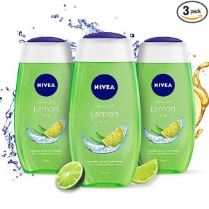 Nivea Lemon and Oil Shower Gel, 250ml (Pack of 3)