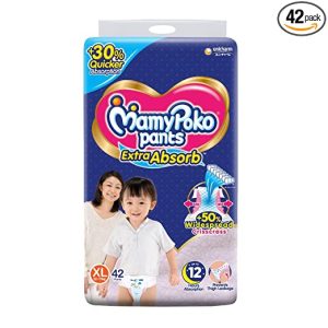 MamyPoko Pants Extra Absorb XL42,Unisex Baby, Pack of 42