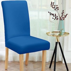 Pack of 8 Plain Dining Chairs Cover
