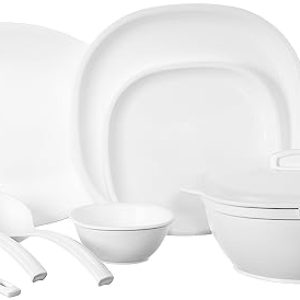 Signoraware Square Dinner Set, 31-Pieces