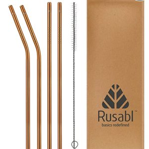 Pack of 4 Stainless Steel Straws