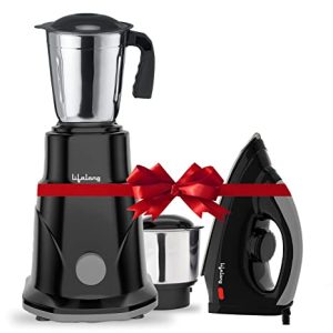 Lifelong 500W Mixer Grinder (2 Jars) + 1100W Dry Iron Combo